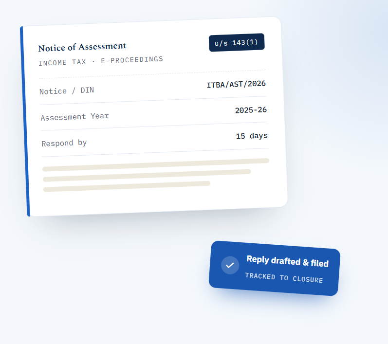 Notice card