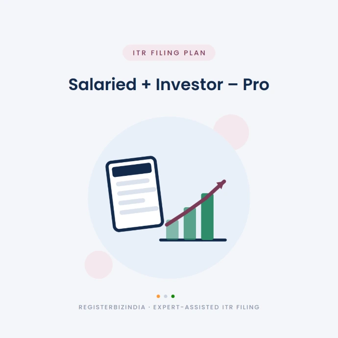 ITR Salaried + Investor- Pro