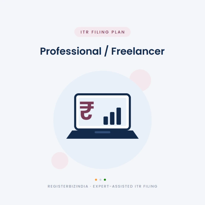 ITR Professional/ Freelancer- Basic